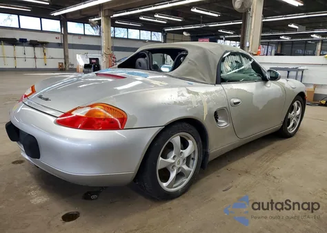 2001 Porsche Boxster from USA, damaged, VIN WP0CA298X1U627457